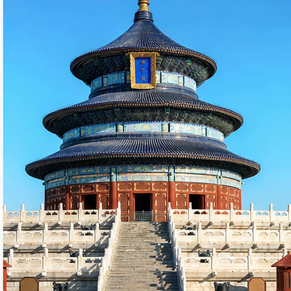 The Hall of Prayer for Good Harvests at the Temple of Heaven in Beijing
