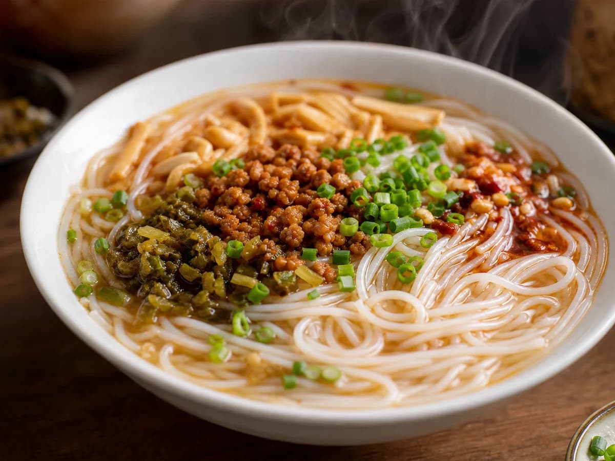 Hunan rice noodles in Changsha