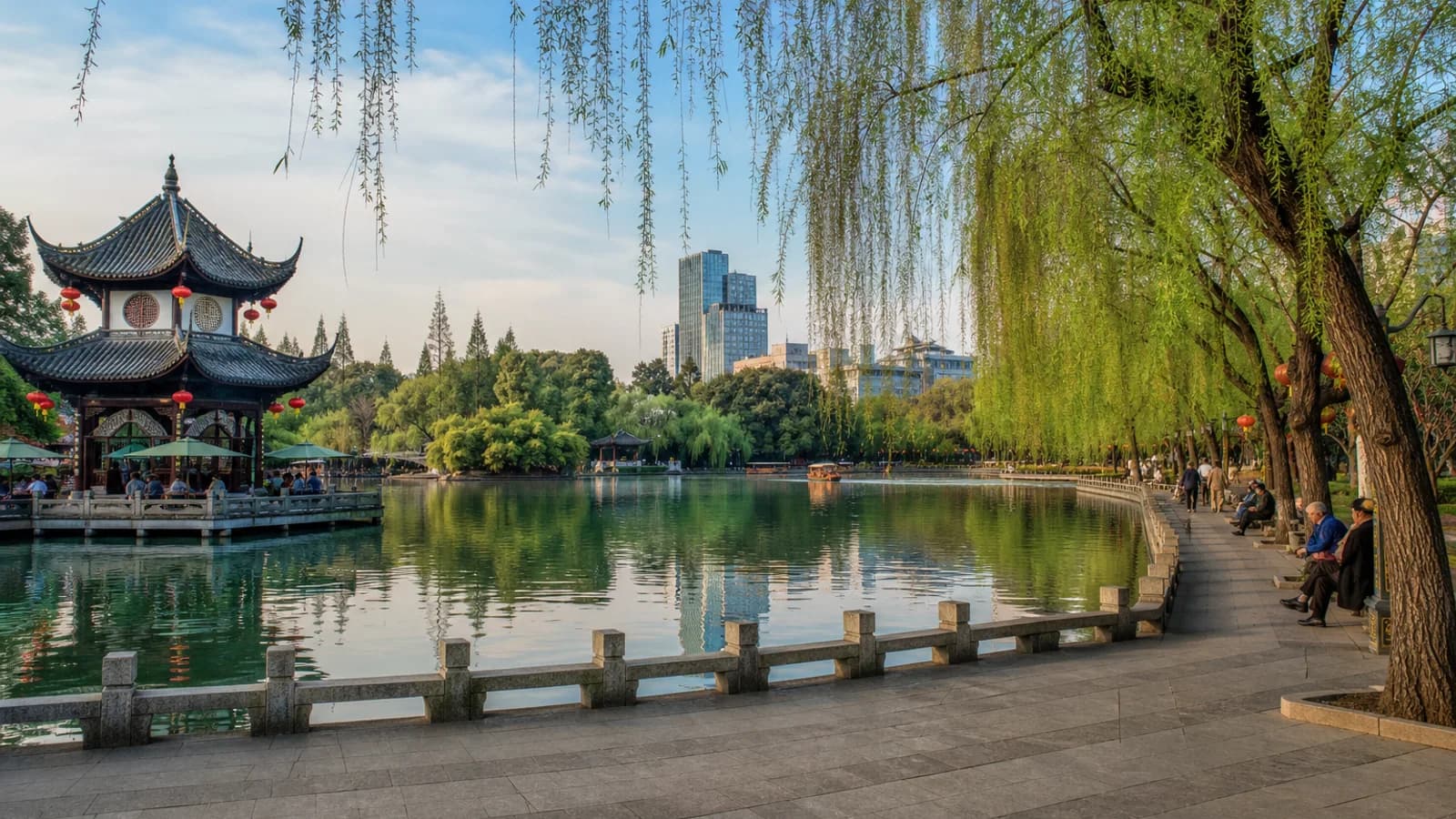 People's Park in Chengdu