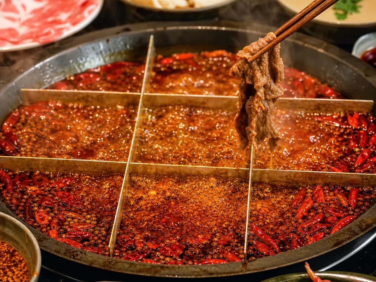 Chongqing hotpot in Chongqing