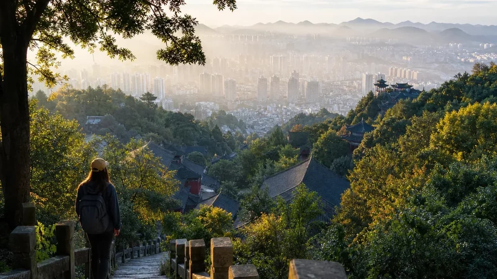 Qianling Mountain mornings in Guiyang