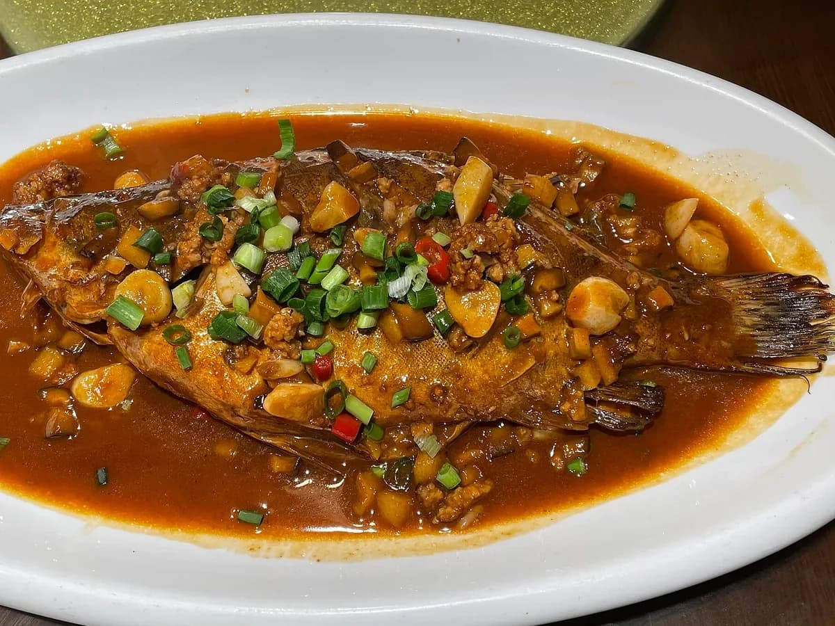 Stinky mandarin fish in Hefei