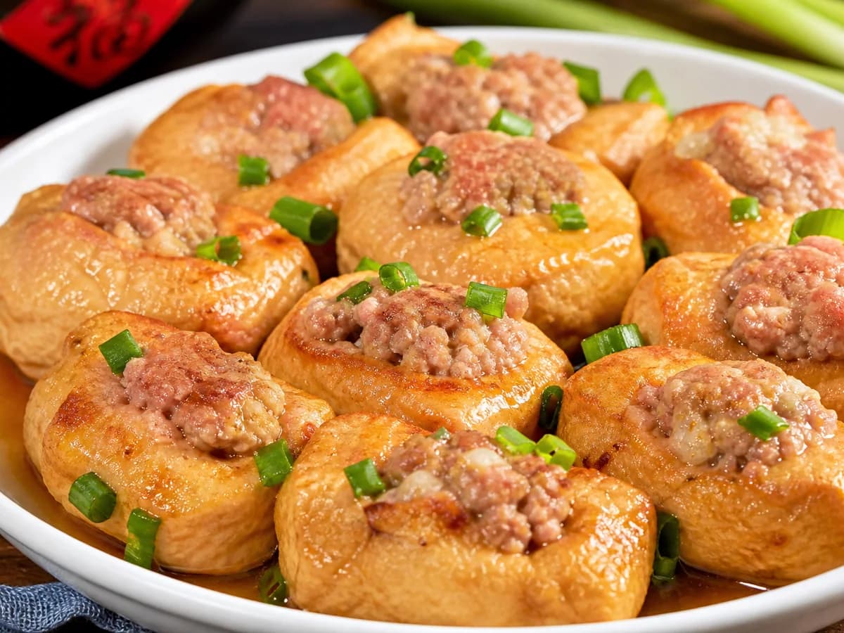 Hakka stuffed tofu in Huizhou