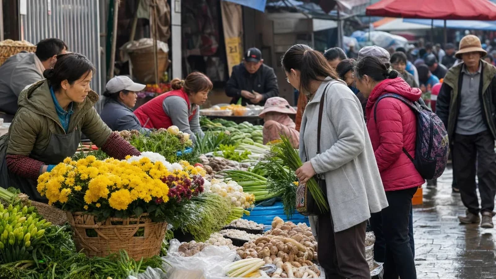 Market mornings in Kunming