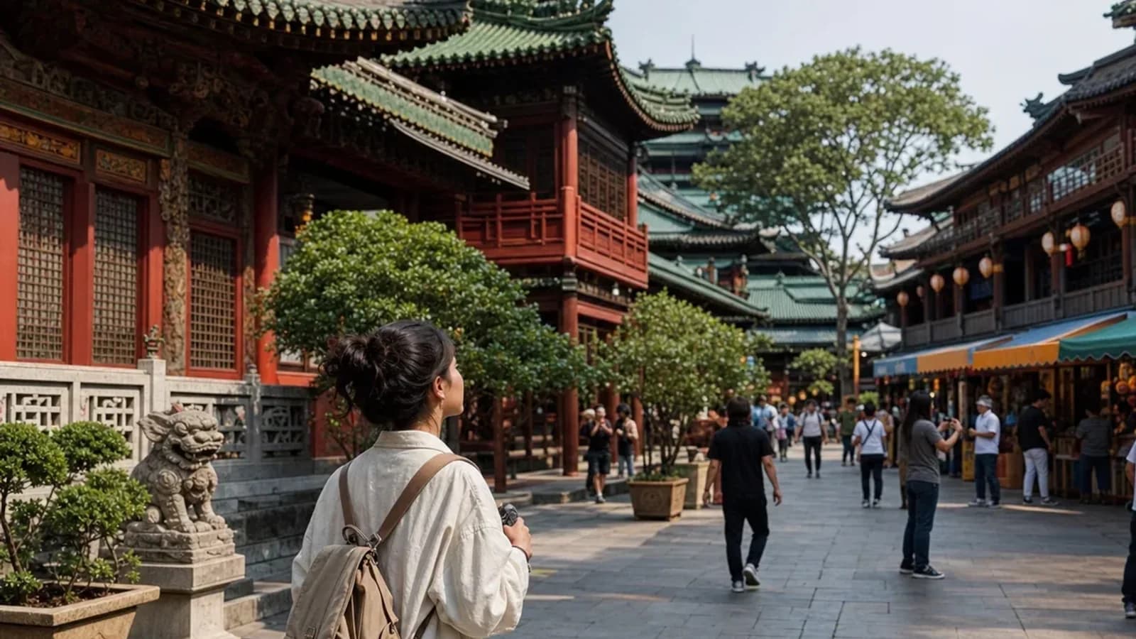 Wanshou Palace district in Nanchang
