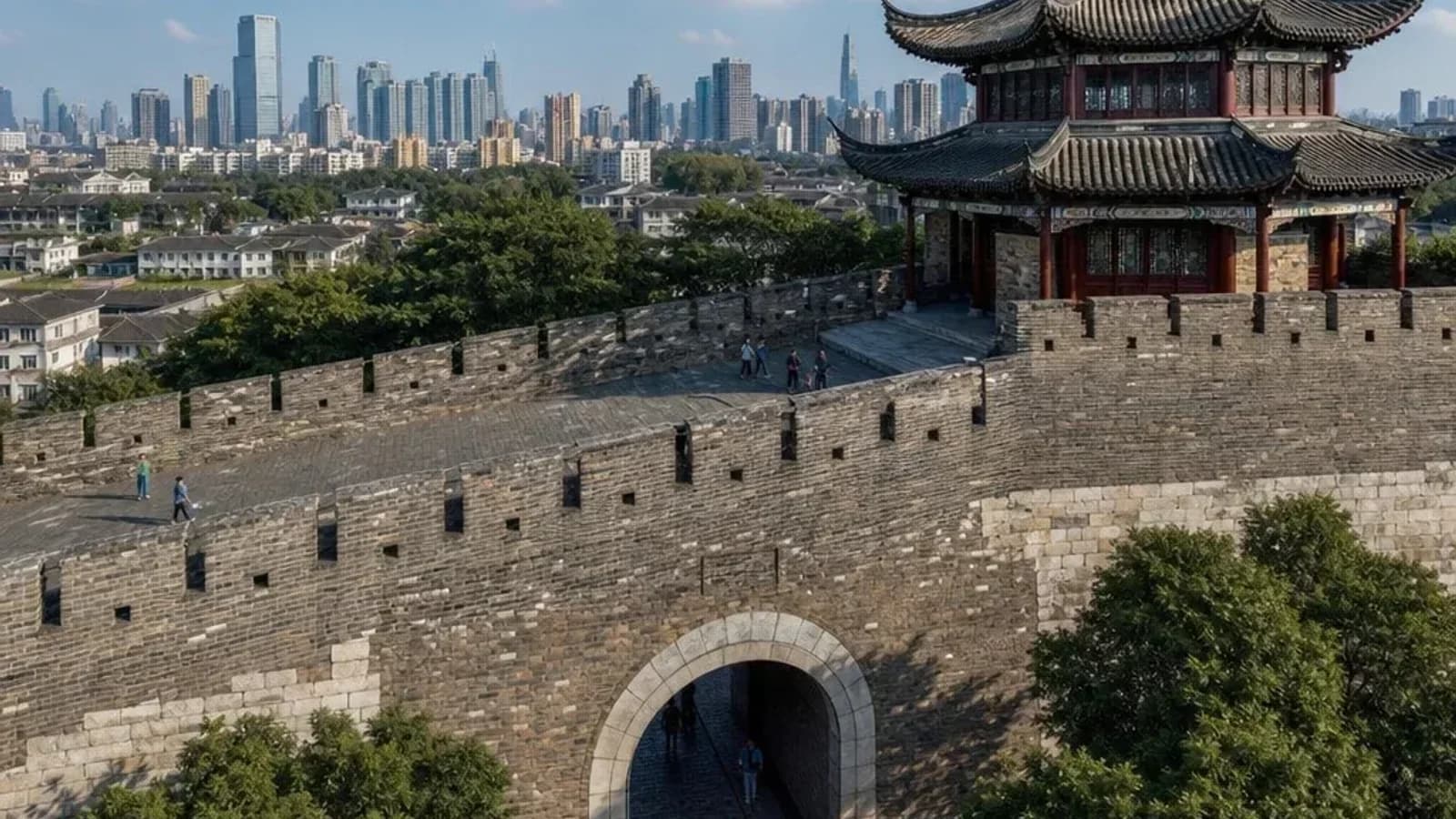 Nanjing City Wall in Nanjing