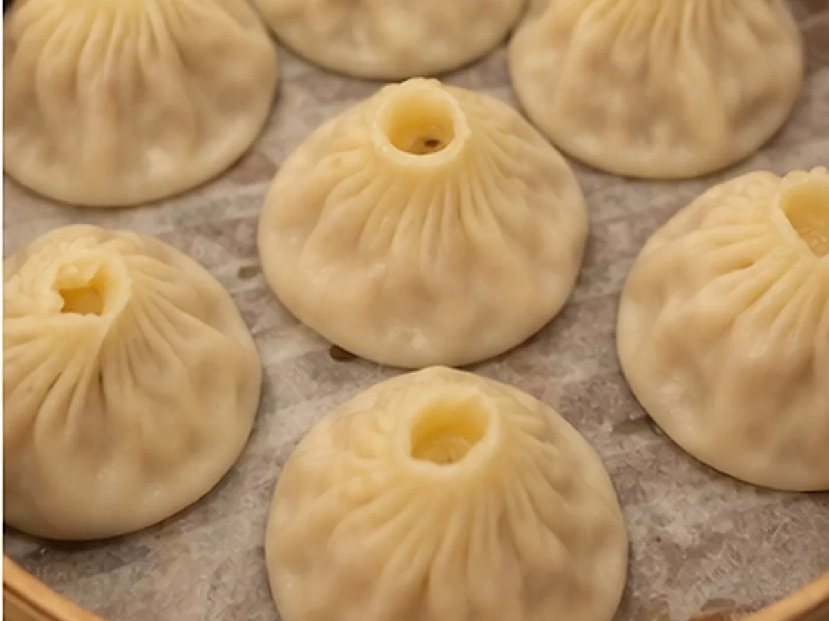 Soup dumplings in Nanjing