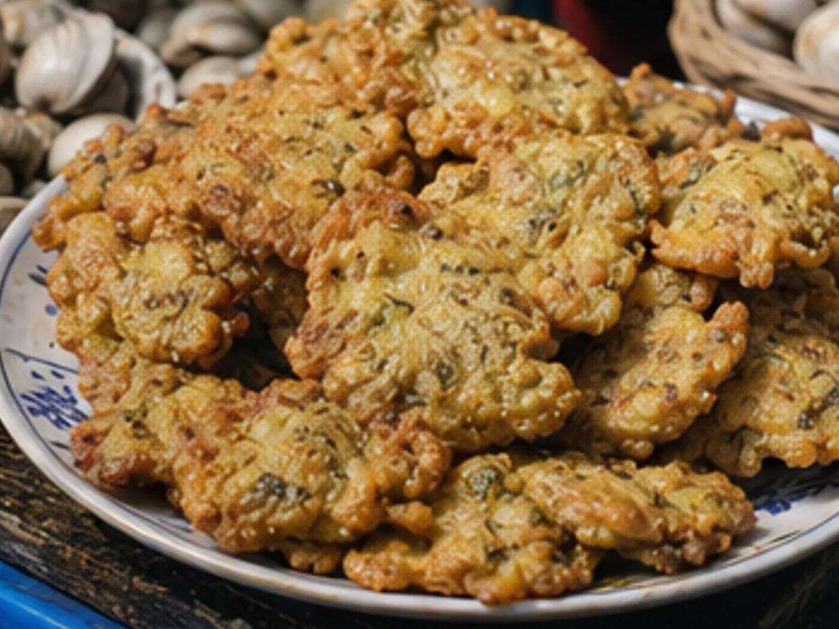 Clam cakes in Nantong