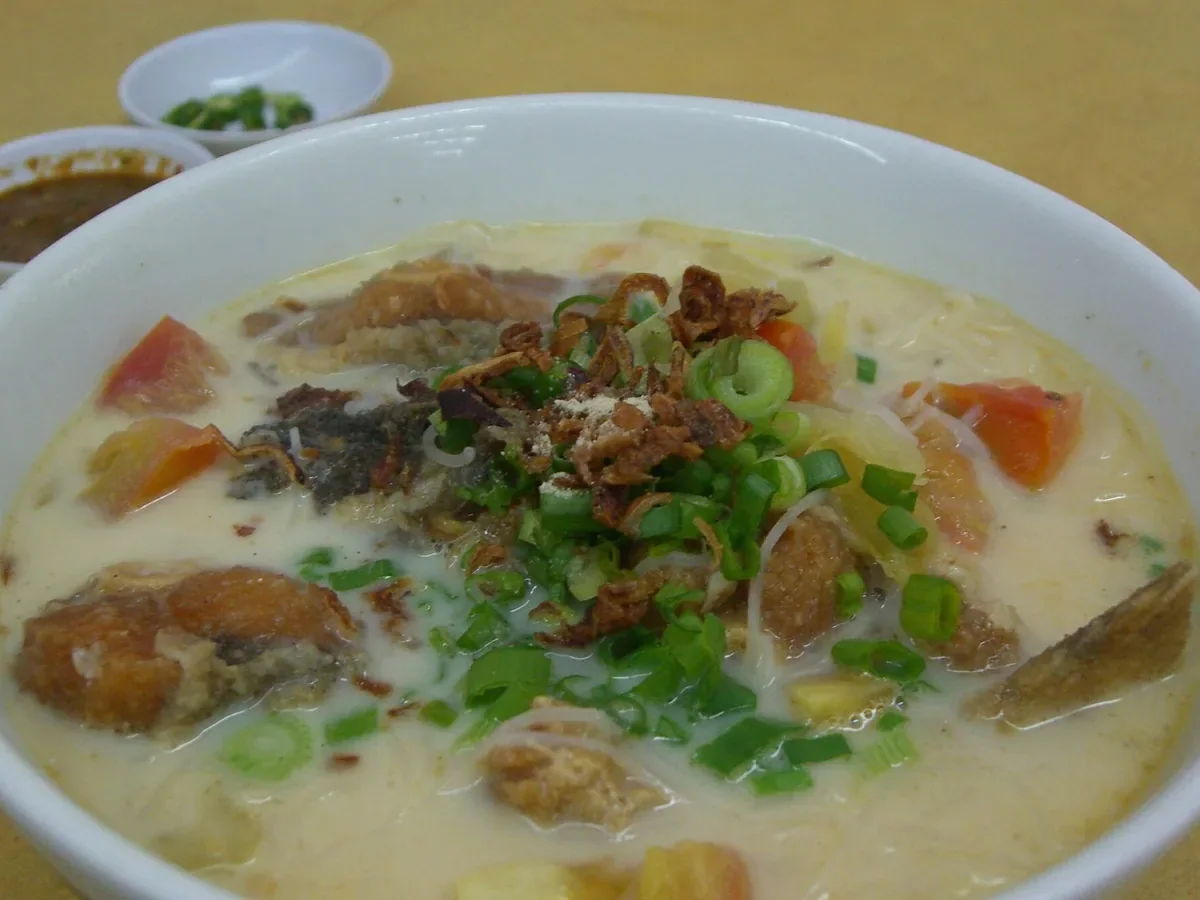 Fish noodles in Nantong