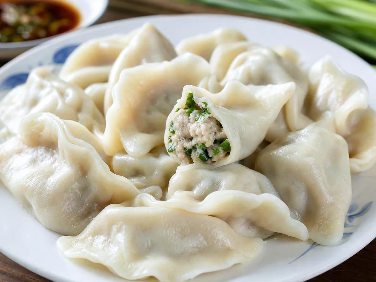 Spanish mackerel dumplings in Qingdao
