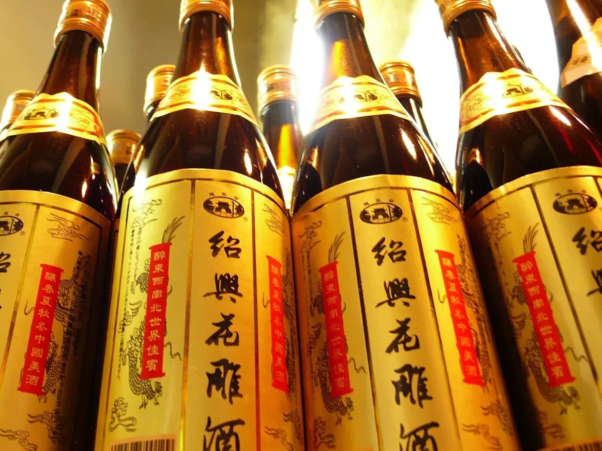 Shaoxing rice wine in Shaoxing