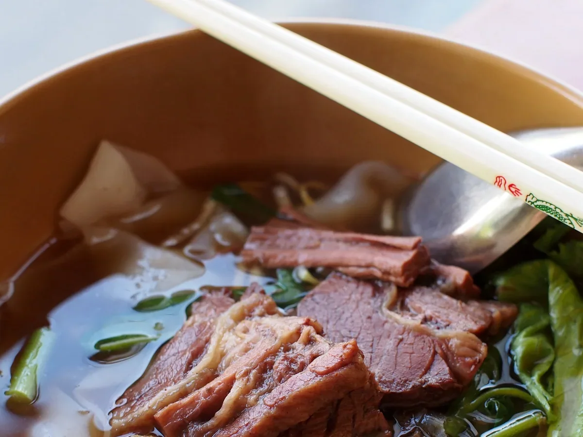 Ginger soup noodles in Taizhou