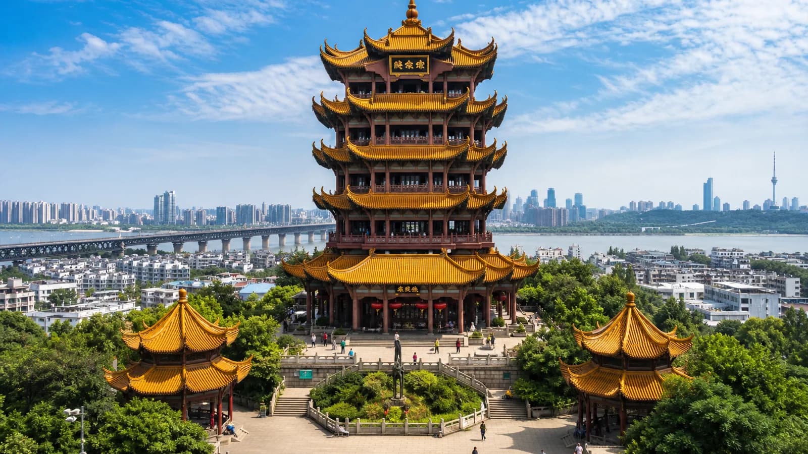 Yellow Crane Tower in Wuhan