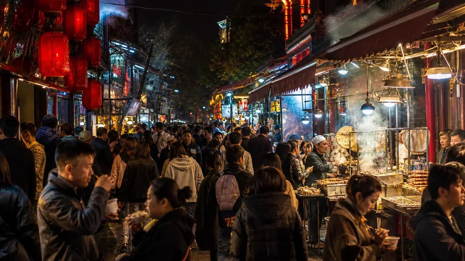 Muslim Quarter nights in Xi'an