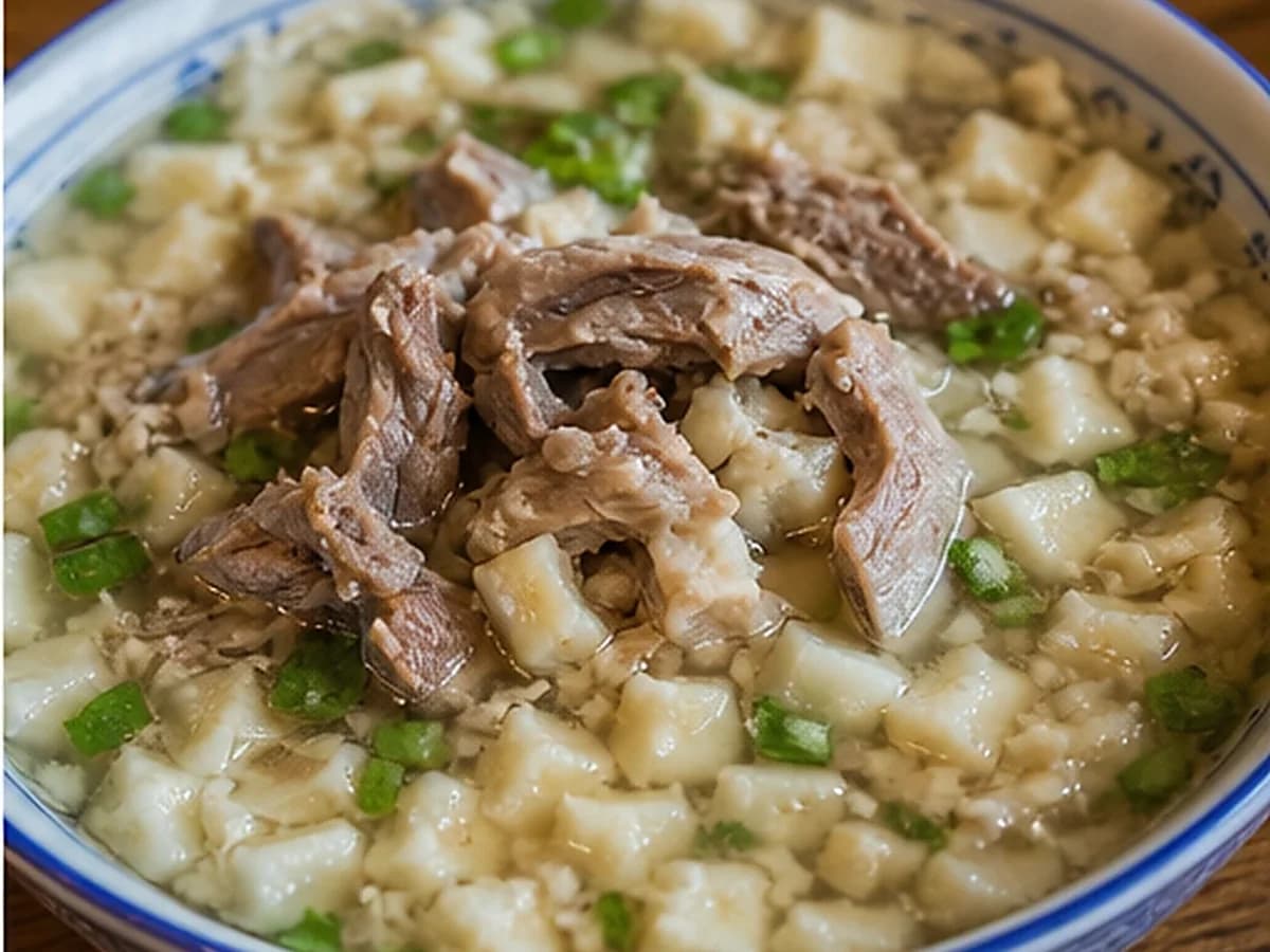 Yangrou paomo in Xi'an