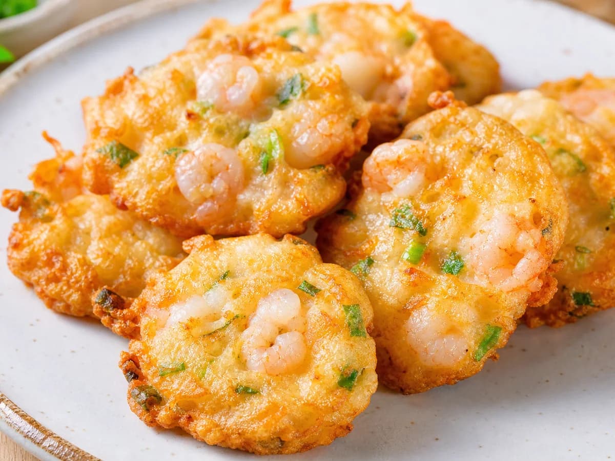 Shrimp cakes in Zhuhai