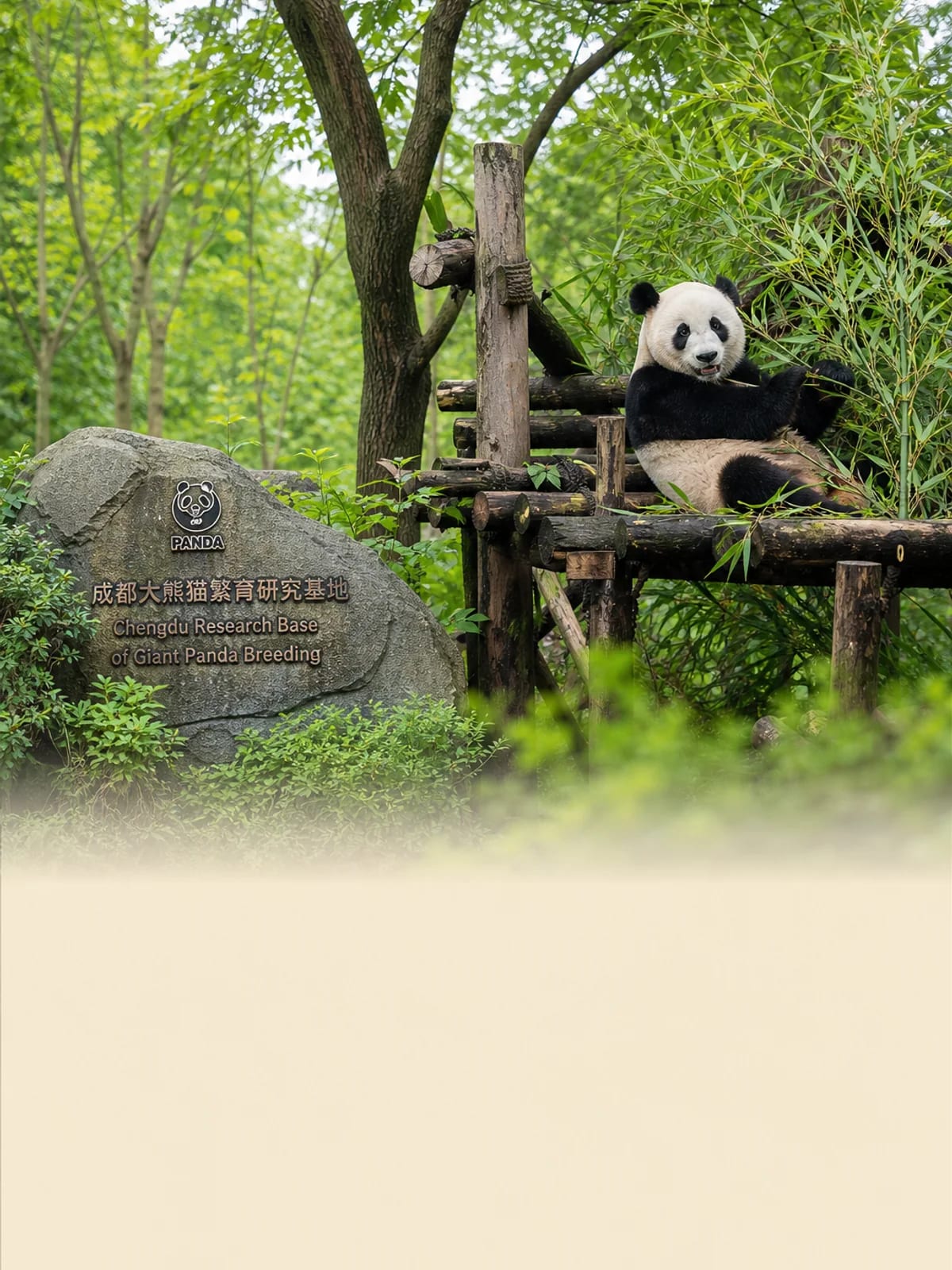 Chengdu Panda Base in Chengdu