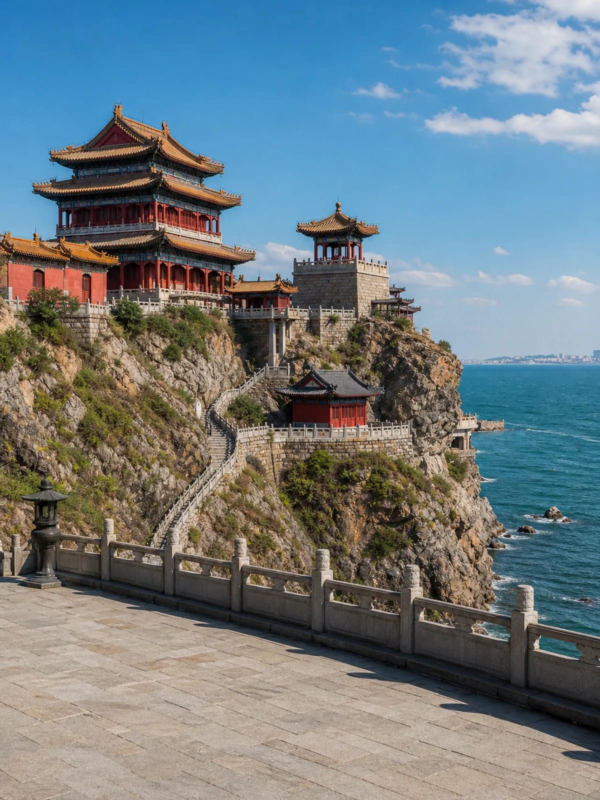 Penglai Pavilion in Yantai